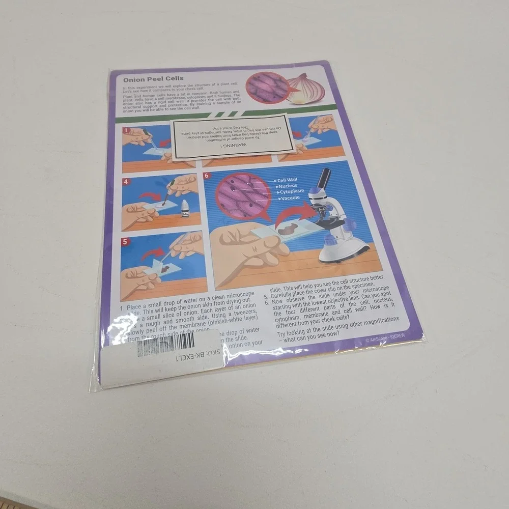 IQCrew - Microscope Experiment & Activity Cards for Kids & Students - Microsc...
